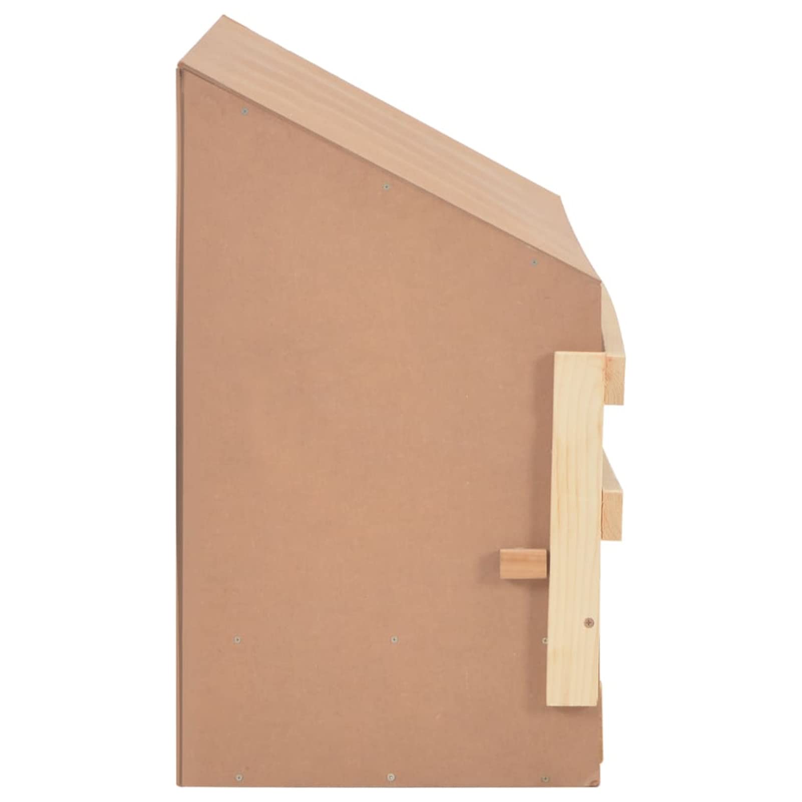Gecheer 5er Legenest Hühnernest 117 x 33 x 54 cm (B x T x H) Mit 5 Fächern für Kleine Vögel wie Meise, Spatz oder Rotkehlchen,Nistkasten Mit fünf Fächern Für kleine Hühner Abnehmbare Bodenschicht
