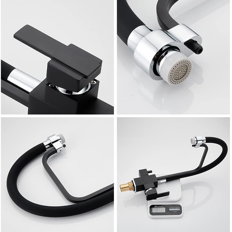 Robinet de cuisine filtré noir avec mode vaporisateur performant - 5
