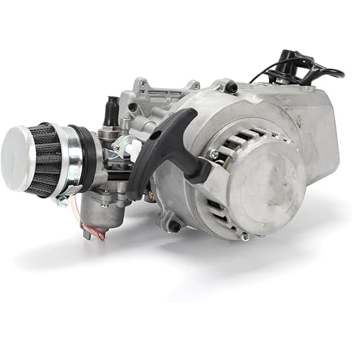Pit Bike Engine - 2-Stroke Engine Powerful And Compact 49cc Motor For Enhanced Performance Used In Mini Motos Mini Dirt Bike Or Mini Quad