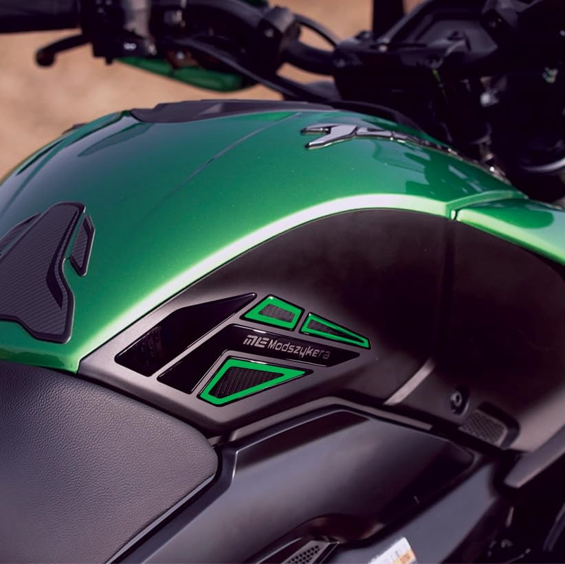Image of Dominar Side Tankpad for Dominar 250, 400 Green (Green)