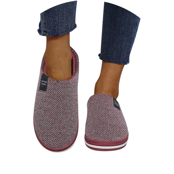 Hausschuhe Winter Warme Filz Plüsch Damen Herren Pantoffeln...