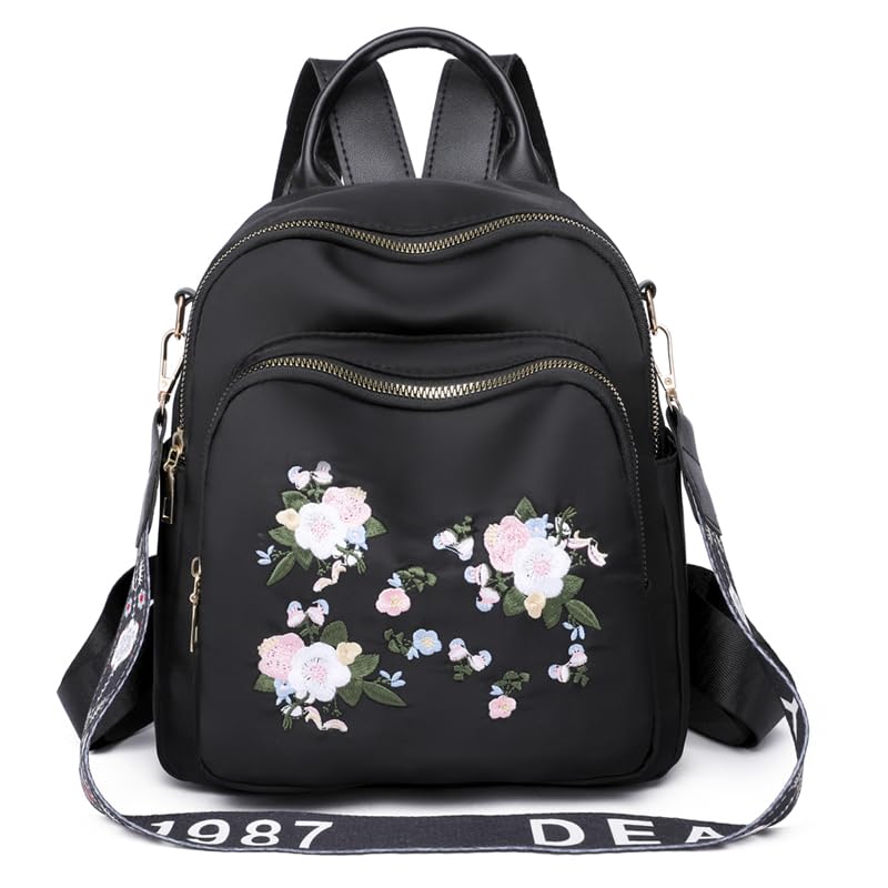 china leather backpack women Fashion Small Bag Multilayer Fashion Women's Chinese Style Flower Pattern Girl School Bag Roman Wide Strap Shoulder Bag (Black): Buy Online at Best Price in UAE Color:perch/flame Launch February 5th! This breeding supplies this Leather Backpack has