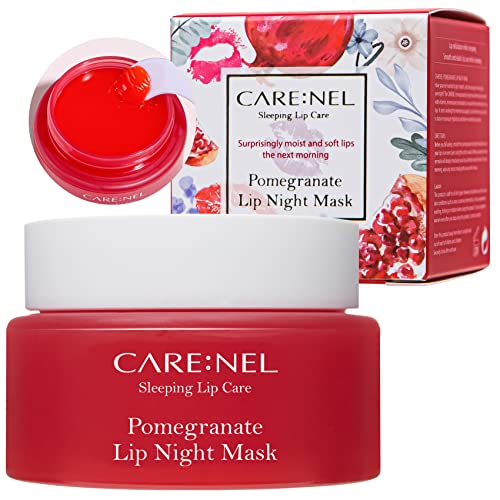 CARE:NEL Lip Mask Overnight 23g (Pomegranate) - Moisturizer for D...
