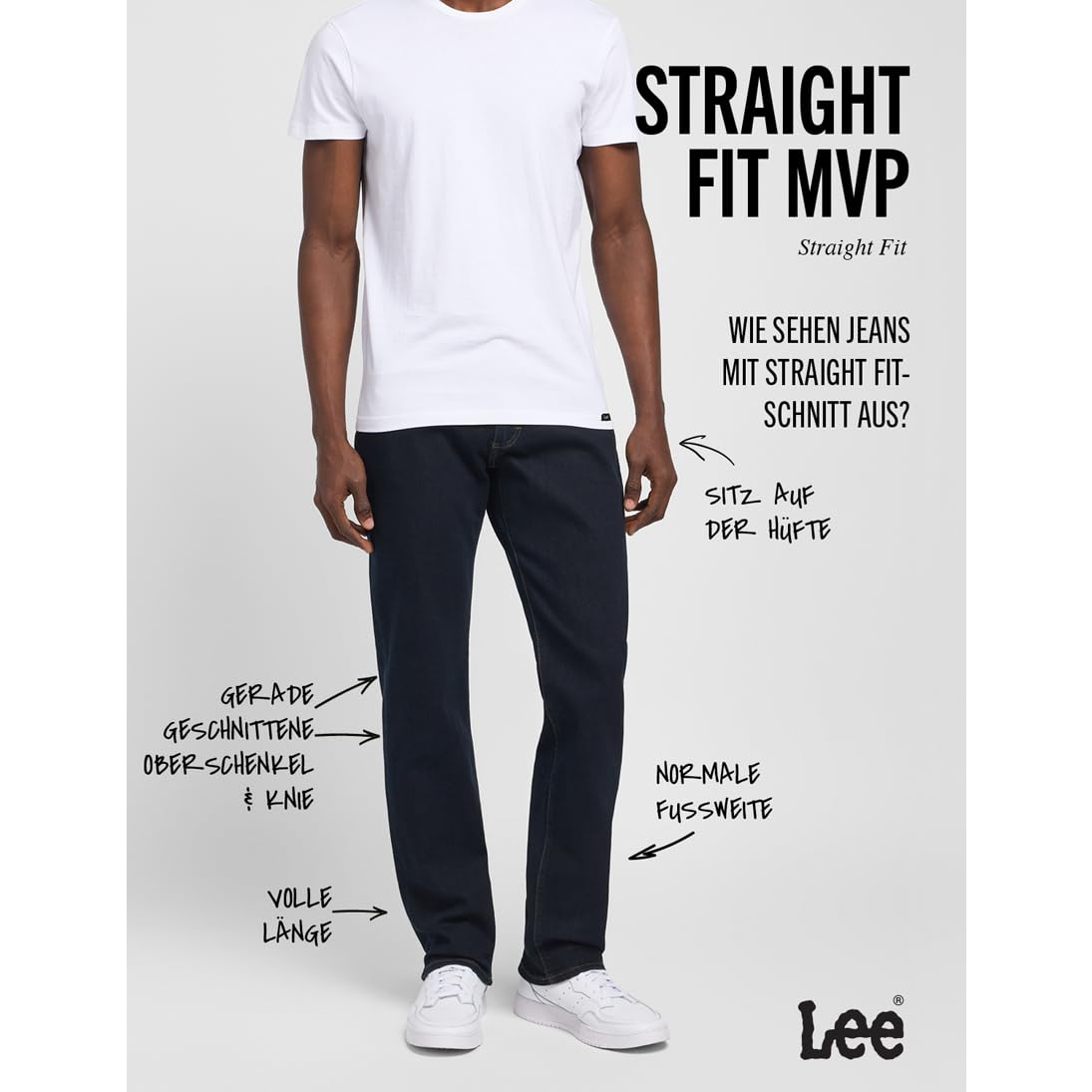 Lee Herren-Jeans Straight Fit MVP – Bild 4