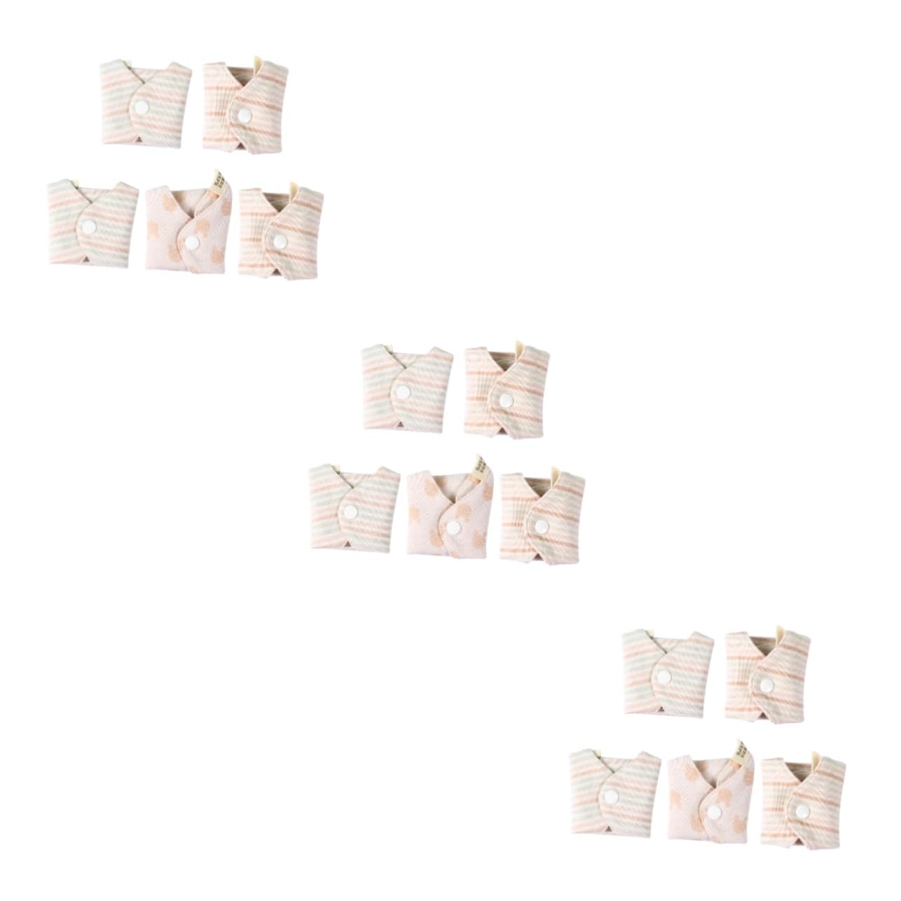 15 Piezas toallas sanitarias lavables Toalla sanitaria de algodón Compresa lavable para mujeres toalla higiénica portátil ropa interior para calzoncillos de algodón para mujer