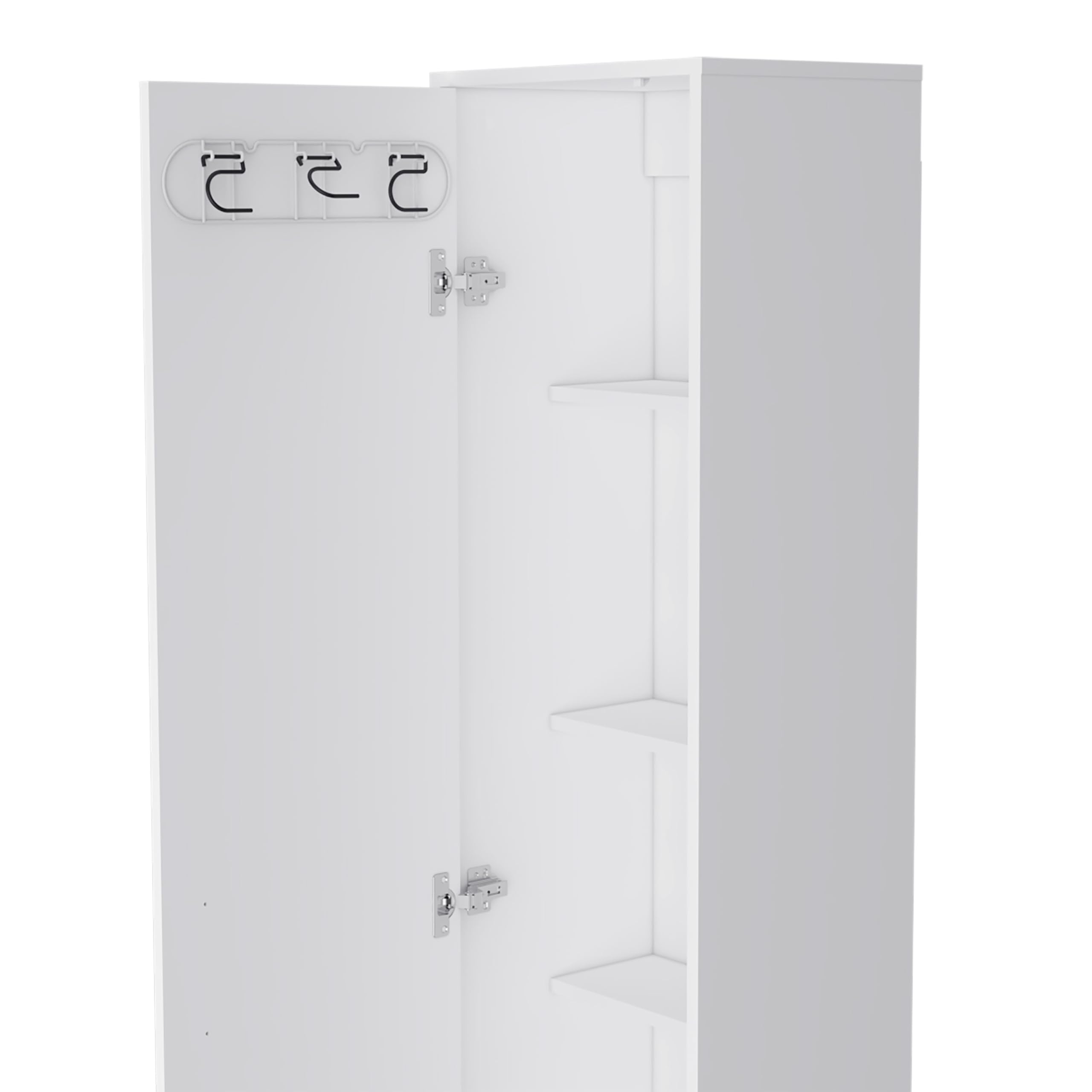 Amazon.com: Slim Storage Cabinet with Broom Holders - 71