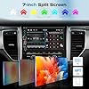 Hodozzy 8 Core 6GB+128GB Android Car Stereo Double Din with Wireless Carplay Android Auto, 7 Inch Touchscreen Car Radio with GPS Navi WIFI DSP Bluetooth Mirror link Radio FM/RDS Type-C/USB+ Camera
