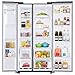 SAMSUNG RS27T5561SR 26.7 Cu. Ft. Side-by-Side Refrigerator with 21.5 inch Touch-Screen Family Hub