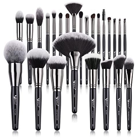 BEILI Makeup Brushs Set, 25 Pcs Professional Makeup Brush, Eye Makeup Brushes, for Cosmetics Foundation Concealers Powder Blush Blending Face Eye Shadows Brush Sets Cover