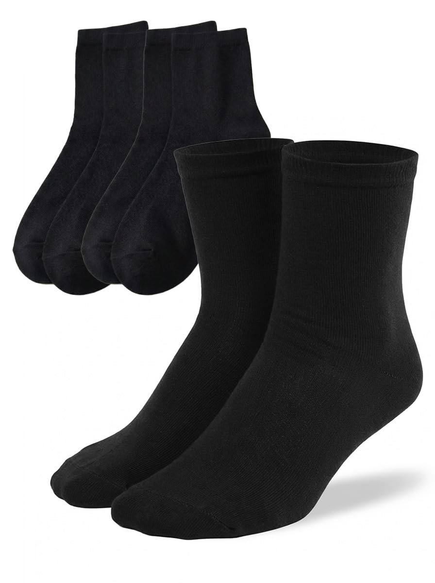 MILENA Calcetines Mujer Algodón Transpirables y Suaves Pack de 3 Pares Sin Costuras Cómodos y Elegantes para Uso Diario Regalo Mujer Talla Única — view 19