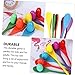 Gogogmee 4set Wooden Balance Relay Race Girl Egg and Spoon Outdoor Playing Fun Training Tool for Balance Development Colors for Parties and Contests
