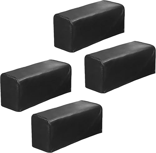 Avtytsda Juego de 2 fundas de cuero sintético para reposabrazos de sofá, antideslizantes, impermeables, protectores de reposabrazos para muebles,