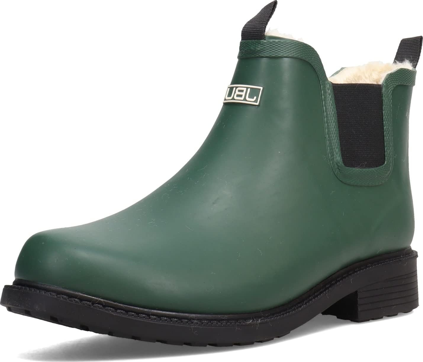JBU by Jambu Women's Chelsea RAIN Boot Waterproof Ankle, Hunter Green, 9.5