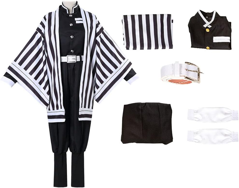 Iguro Cosplay Costume Kimono Halloween Outfit
