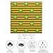 Kanaka Maoli Flag Hawaii Silk Like Head Scarf for Women Bandana for Hair Wrapping Fashion Accessory Square Hair Scarves 18