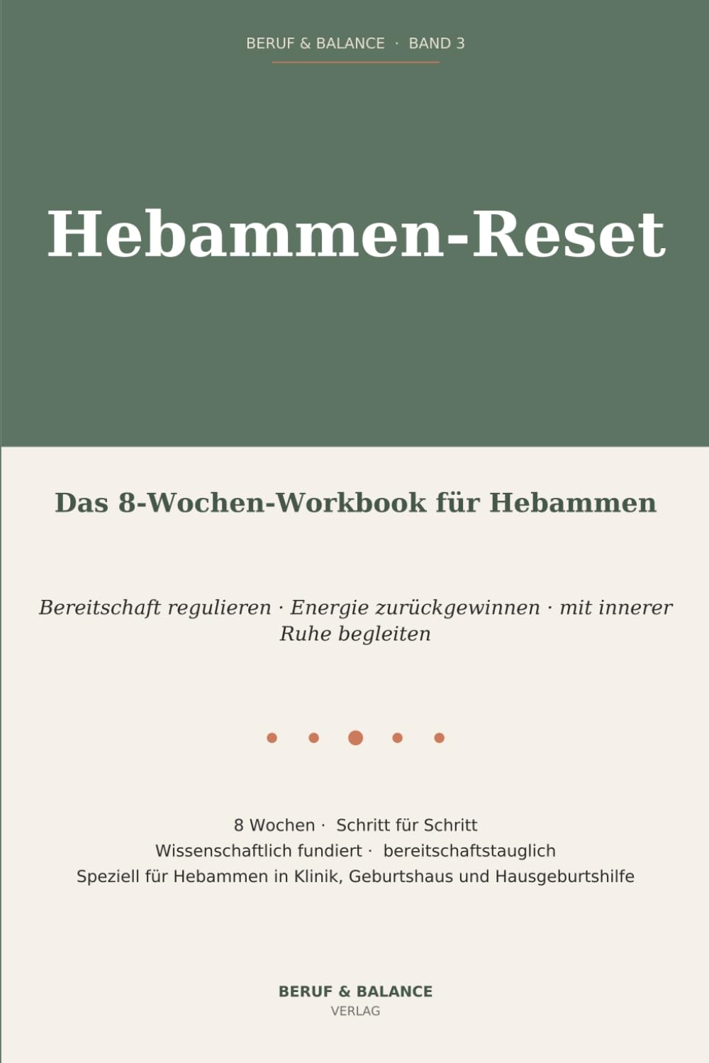 Hebammen-Reset: Das 8-Wochen-Workbook für Hebammen – Bereitschaft regulieren, Energie zurückgewinnen, mit innerer Ruhe begleiten (Beruf & Balance)