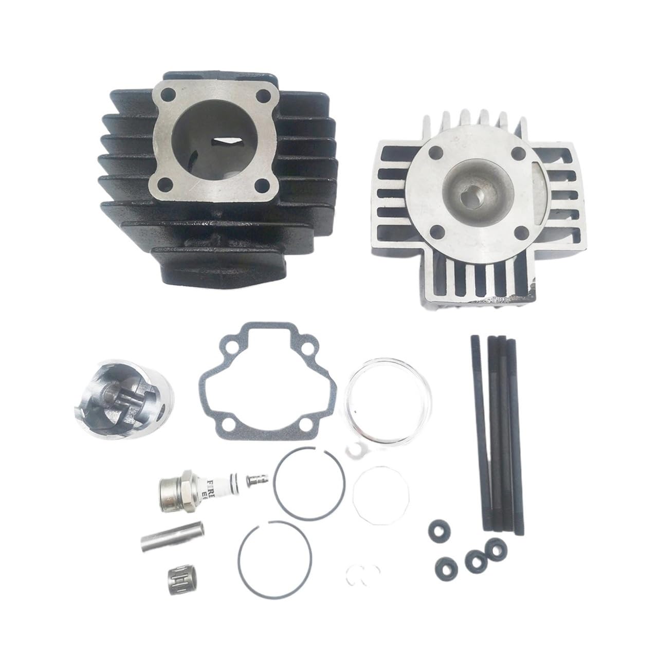 Kit guarnizione testa pistone cilindro adatto a PW 50 PW50 QT 50 QT50 60CC KIT BIG BORE SET CILINDRO PISTONE GUARNIZIONE TESTA