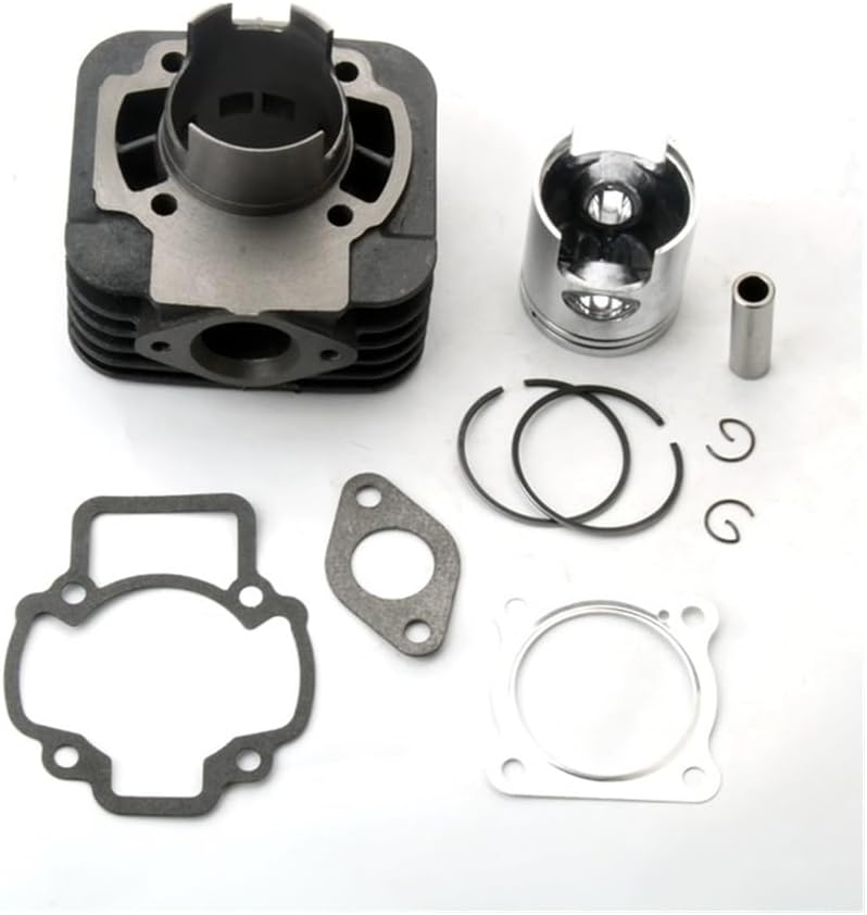 Bore Cylinder Kit Compatible with Piaggio 50 Fly Free Dt Typhoon Zip 50cc AC 2 Stroke 47mm 70cc