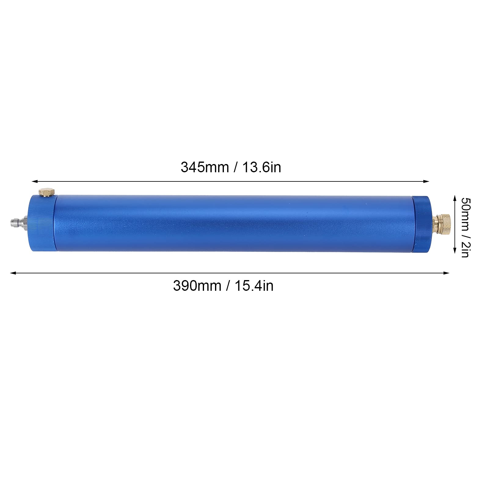 Separator wody olejowej 30 MPa 4500 PSI Filtr sprężarki powietrza z szybkozłączem 8 mm do filtracji powietrza pod wysokim ciśnieniem do zastosowań PCP i nurkowania (Blue)