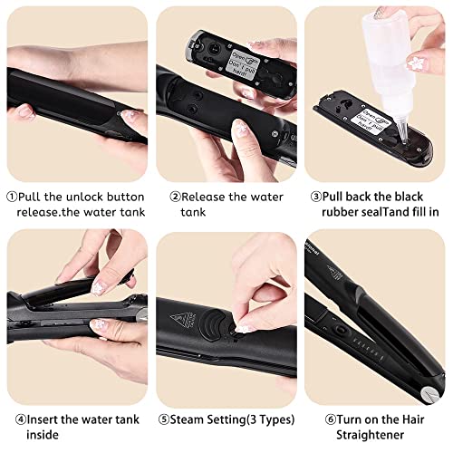 Plancha de Pelo Profesional con Vapor y Cerámica miniatura 4