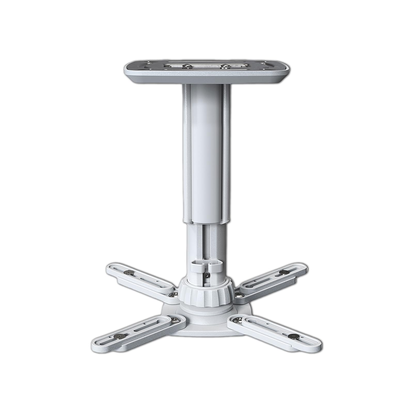 Jomard Universal Projector Ceiling Mount, Adjustable Height Extendable Arms, Wall Or Ceiling Projector Mount for Home and Office