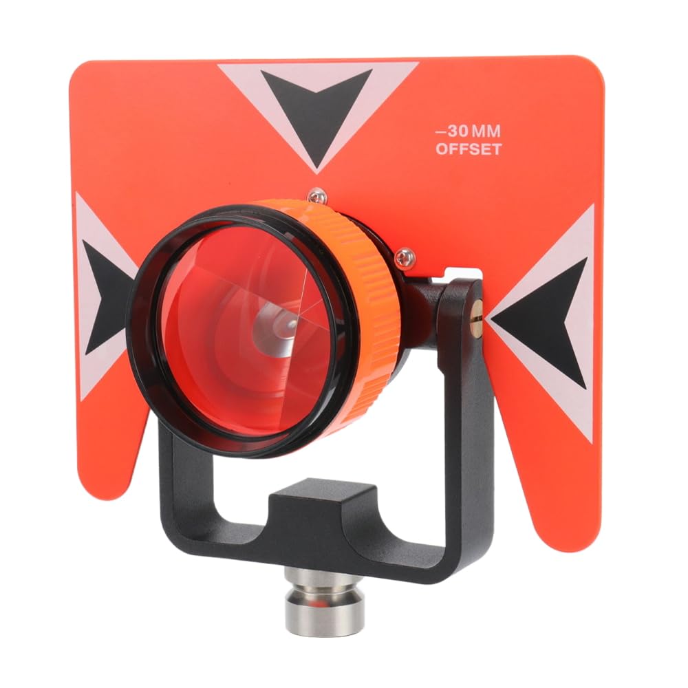 Compacto y duradero: prisma de ángulo recto de barra en L de 90° con diseño de inclinación única, perfil de aluminio y vidrio recubierto de cobre para precisión de topografía