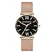 Produktbild SKays Armbanduhr Frauen Jungen Damen Uhren Billig Damenuhr Schwarz Damenuhren Günstig Uhr Armbanduhren Für Herren Women Watches Für Männer Herrenuhr Wasserdicht Kinder Men Unisex Quarzuhr (Schwarz)