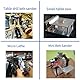 CONQUERALL DC 895 12V/24V 6000RPM/24V 12000RPM Motor mit Doppelkugellager Hochdrehmoment D-Welle Motor mit Halterung