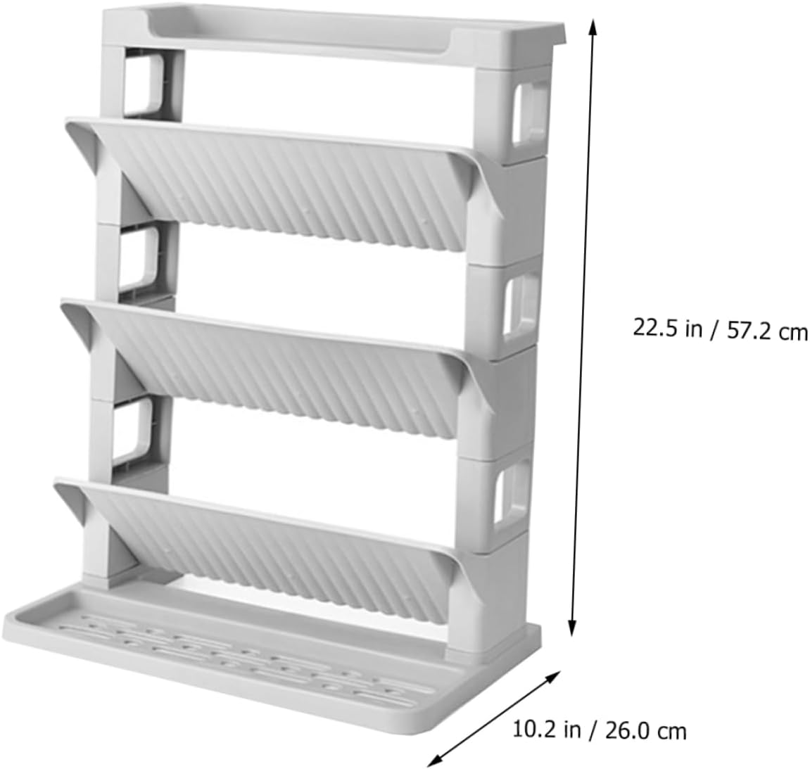 Three-layer Spice Rack Organizer Non-slip Kitchen Supplies Storage for Seasoning Jars Oil Bottles and Kitchen Tools Creative and Practical Design for Easy Access