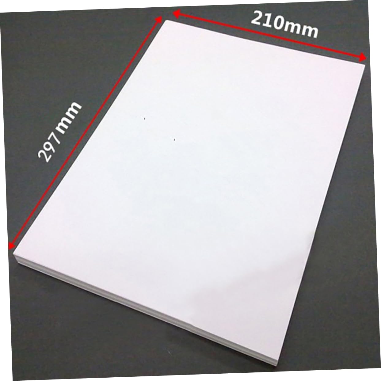 Carta Etichette A4 Autoadesiva 100 Pezzi Bianca in Carta | Stampante Ink-jet e Fotocopiatrice, Facile da Strappare, Uso Casa e Ufficio