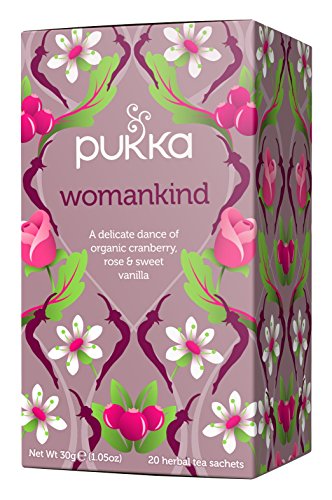 Pukka Organic Tea Bags, Womankind Herbal Tea With Shatavari, Cranberry & Rose Flower, Perfect For Balanced Harmony, 20 Count (Pack Of 3) 60 Tea Bags, Pp-Grce31048 #TOP1
