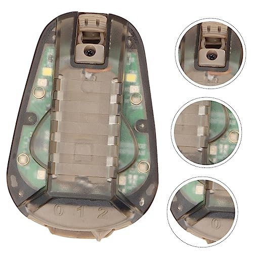 Yardwe 3 Pecas Capacete Ladybug Lights Lights Signal Lights lanterna tática lampada vermelha luz de