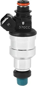 Upgrade Your Ride with 4Pcs 370Cc Fuel Injectors,Perfectly For Honda Acura VTEC B-Series D-Series Turbo Boost B18 B20 D16 D18 F22 H22 H22A H23