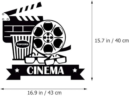 Miniatura 2 de Homoyoyo Decoración del hogar Decoración del hogar Decoración extraíble de pared de cine Decoración de pared Adhesivos de pared Mural Hogar PVC