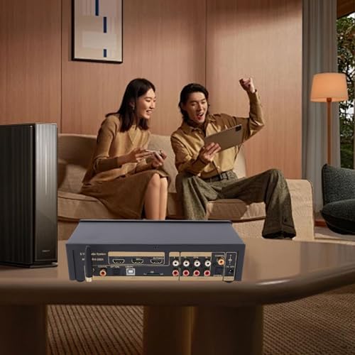 Yanmis Decodificador de Sonido Envolvente 5.1, Decodificador DTS HD AC3 con Bluetooth 5.0 y Salida Coaxial óptica, para Cine en Casa, Reproductor de DVD y Bluray TV (Enchufe de la UE) - imagen 8