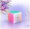Personalized 2x2x2 Jelly Labelless Puzzle Cube 3x3x3 Magic Speed Cube 4x4x4 Cube 5x5x5 Qiyi Cube Educational Toy Color: 2x2