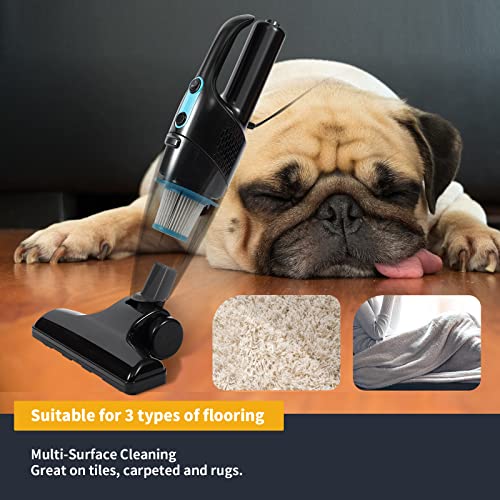 Efusvac Corded Vacuum Cleaner, 4 In 1 Lightweight Handheld Stick Vacuum Cleaner For Pet Hair Hard Floor And Carpet, 12Kpa Powerful Suction With 400W Motor #TOP2