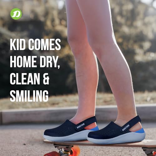 Image of DOCTOR EXTRA SOFT Unisex-Child Kids Classic Ultra Soft Clogs /Sandals with Adjustable Back Strap| Comfortable & LightWeight| Stylish & Anti-Skid| Indoor & Outdoor Casual Sports Mules Boys & Girls D-509