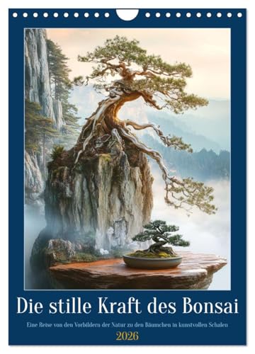 The silent power of bonsai, US-Version (Wall Calendar 2026 DIN A4 Portrait), CALVENDO 12 Month Wall...