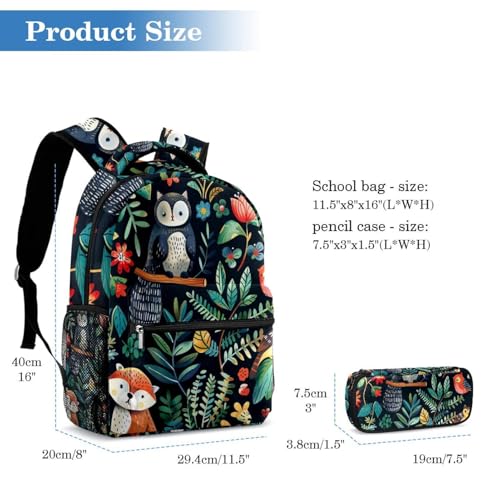 Sac à dos jungle animal oiseau idéal pour la rentrée des classes - 2