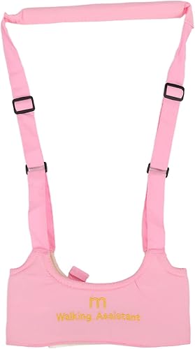 Miniatura 6 de Arnés para caminar para bebés, evita que se pierda, arnés absorbente para niños (rosa)