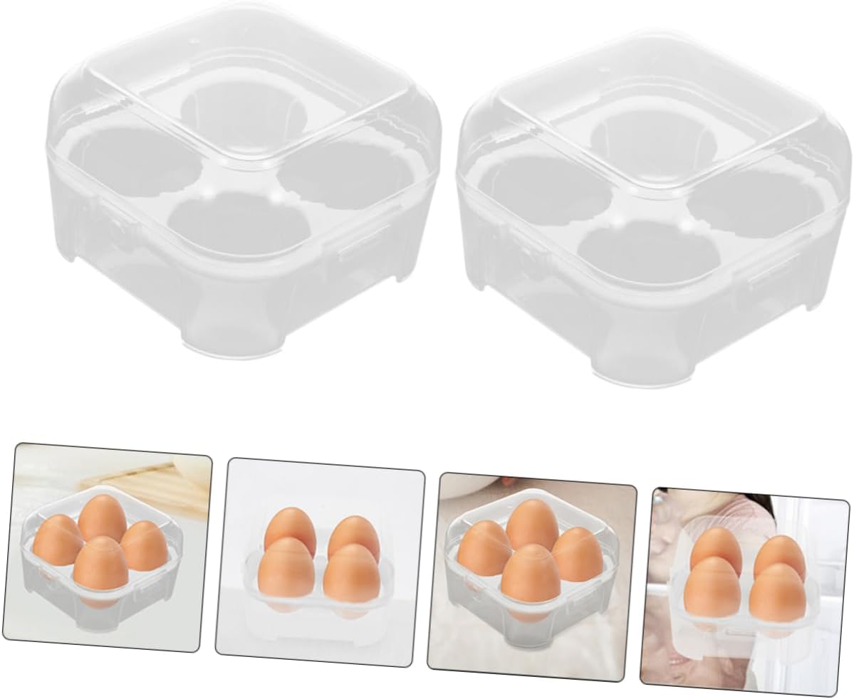 Gadpiparty 8pcs Portable Storage Containers Holders for Refrigerator Lightweight and Stackable Cases for Camping Hiking and Picnics Capacity