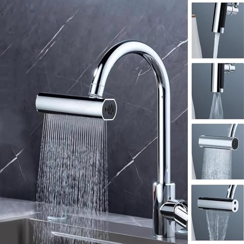 蛇口 シャワー 節水 泡沫器 360度変換自在 三種モードシャワー蛇口 360度首振り 節水 キッチンシャワー キッチン蛇口シャワー アダプター充実 ワイドシャワー スピーディー洗浄 パワー吐水 首振り シャワー蛇口 水栓 ノズル 先端 スパウト 交換 キ