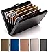 Produktbild Edelstahl Kartenetui | Ideal als Kreditkarten & Visitenkarten Etuis, RFID Blocker, Kreditkartenetui, Slim Wallet, Visitenkartenetui, Mini Geldbörse | Card Genie Herren & Damen Etui Klein (schwarz)