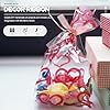 BCOATH 4 Rolls Organza Tying Ribbon Set for DIY Crafts Floral Bouquet Supplies Packaging Ribbons in Blue Green Pink Purple – 2cm X 45m Each and Event Decoration #3