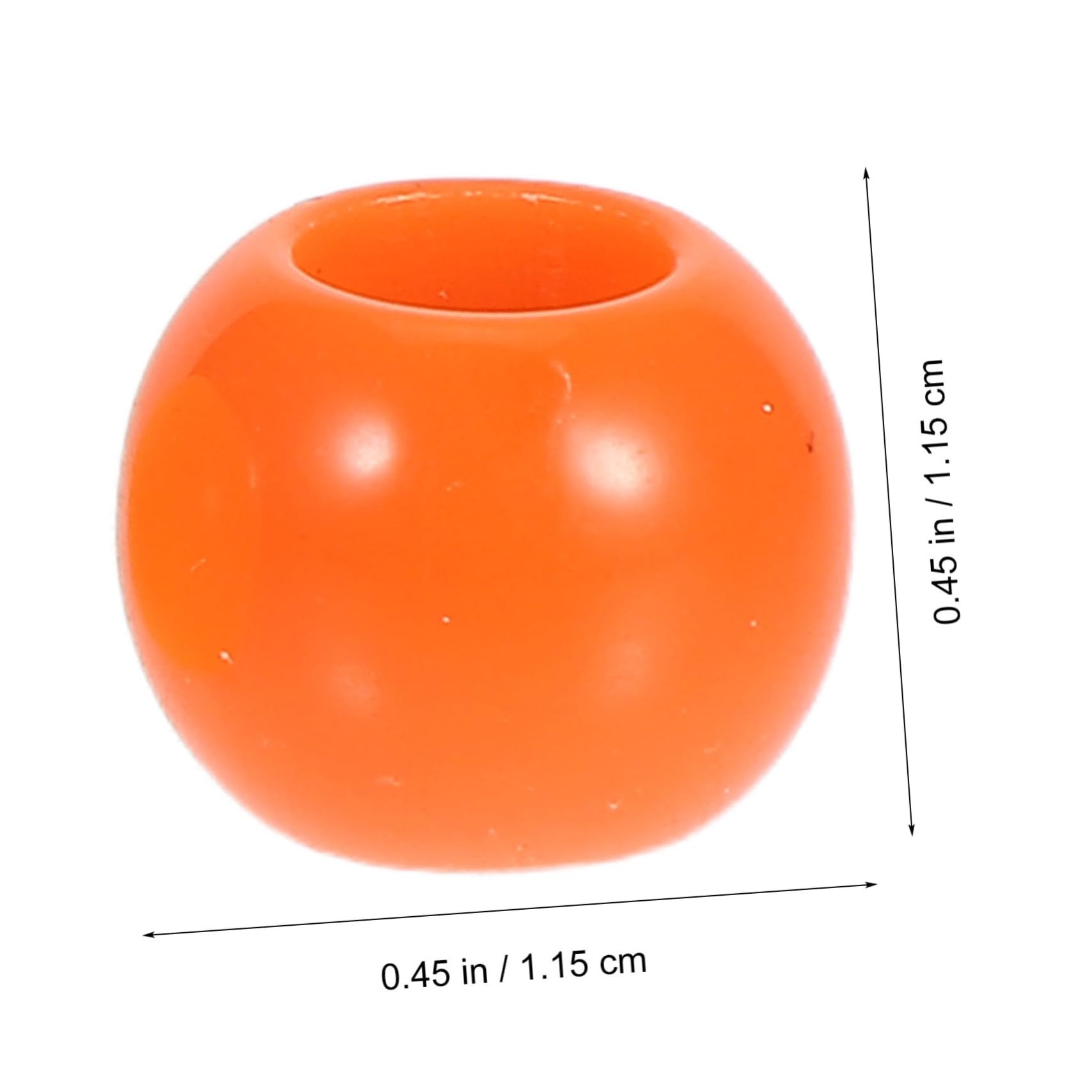 Angoily Beads 300pcs Round Beads for Bracelets Necklace Decorations Earring Making Kit Boys and Girls