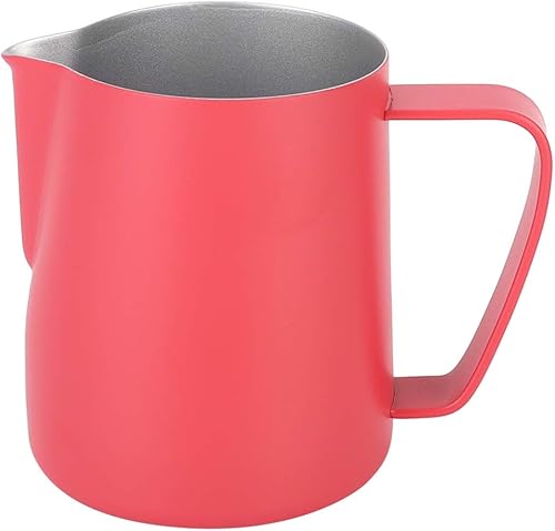 Taza espumadora de leche jarra espumadora de leche jarra de acero inoxidable taza espumadora de leche jarra espumadora de leche recipiente de café