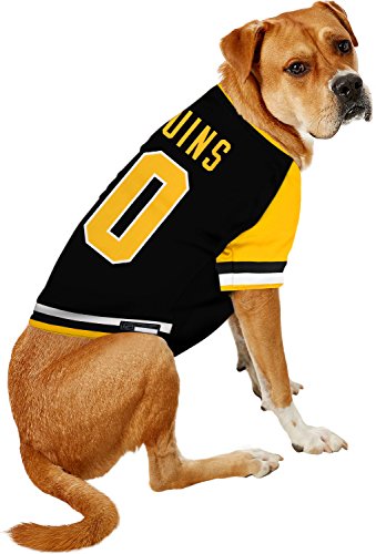 Image of NHL PITTSBURGH PENGUINS JERSEY for DOGS & CATS, Medium. - Let your Pet be a real NHL FAN!