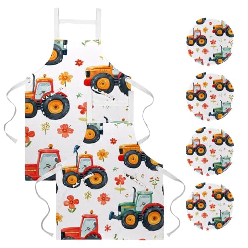 Tablier de serveur lot de 2 avec broches pour cuisine restaurant et pâtisserie