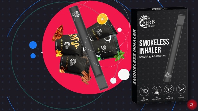 Amazon.com: Aeris Health Flavored Air Device | Smokeless Inhaler |  Aromatherapy Inhaler | 12 Aroma Flavors | Portable, Non-Electric, Nicotine  & Tobacco Free : Health & Household